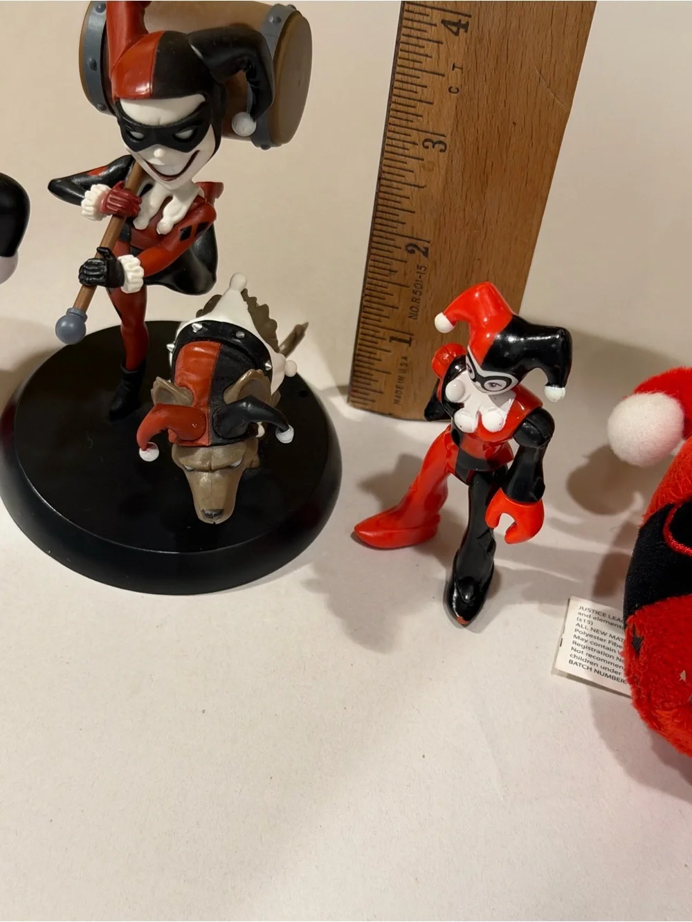 Harley Quinn Kids Toy Set - Red, Black & White